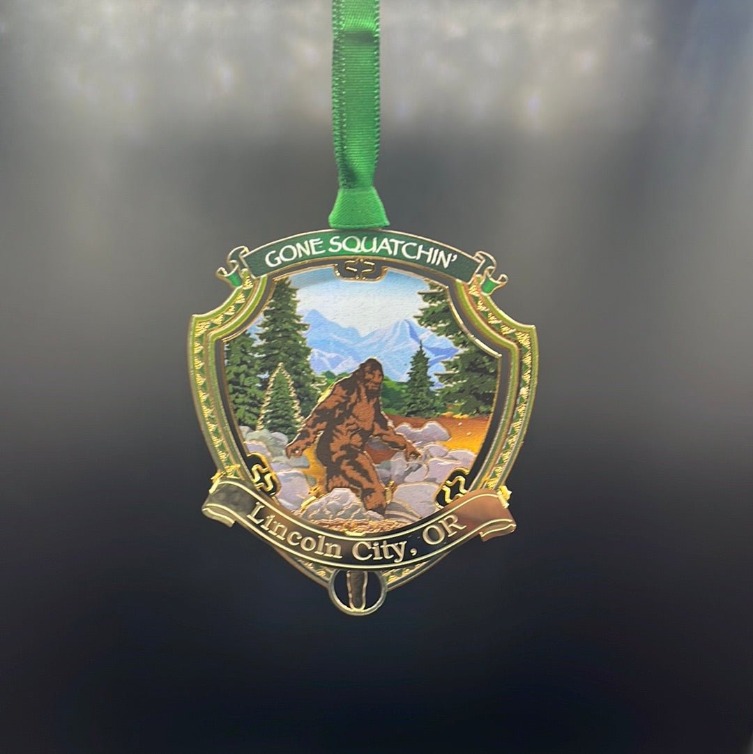Ornament - Gone Squatchin' "Lincoln City"