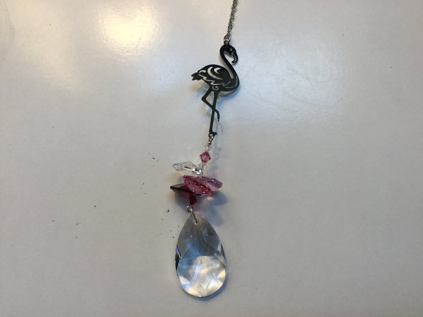 Crystal Fantasy Suncatcher - Flamingo CFPF