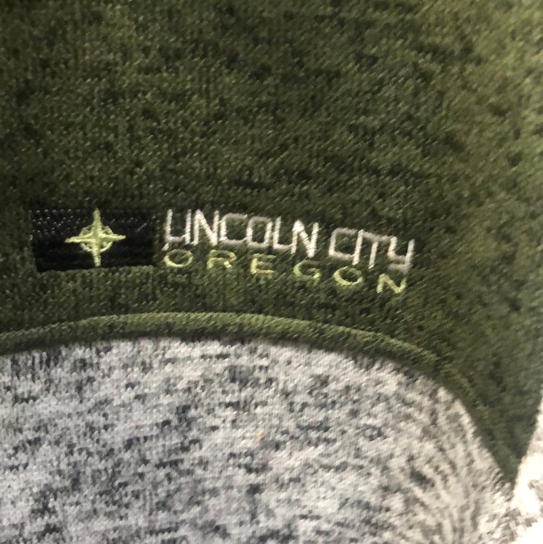 clearance - Unisex Zip-up Point Compass Olive/Ash