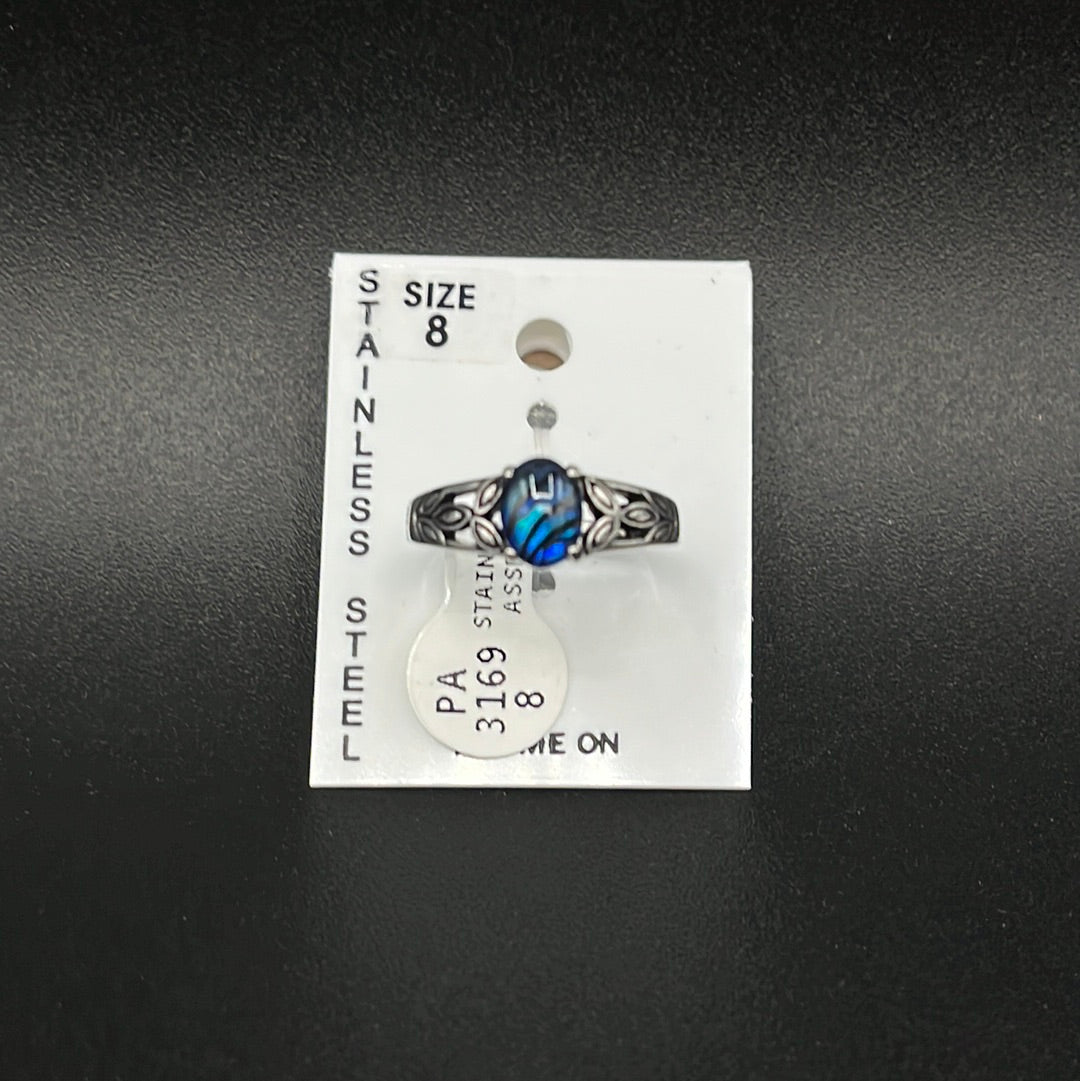 Ring Stainless Paua Shell 3169PA