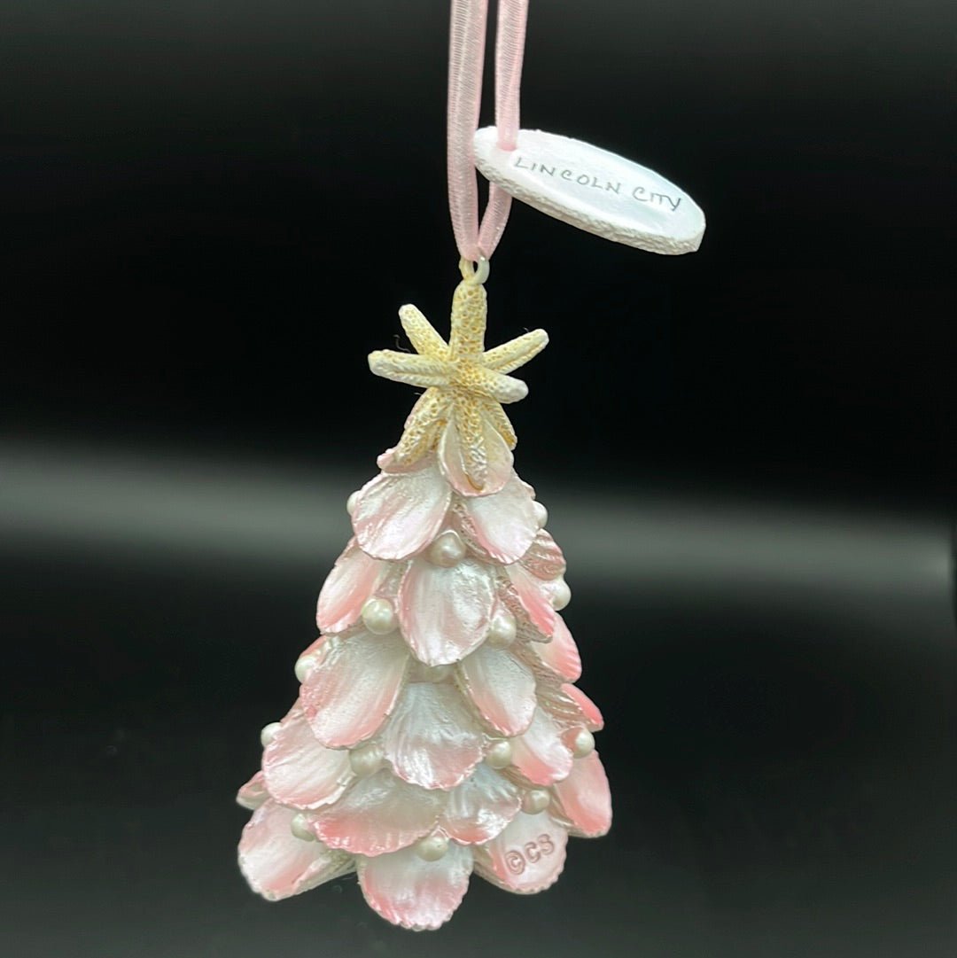 Ornament White Shell Tree