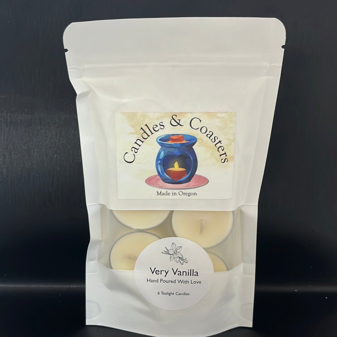 Candles - Tealight 6pk - Very Vanilla