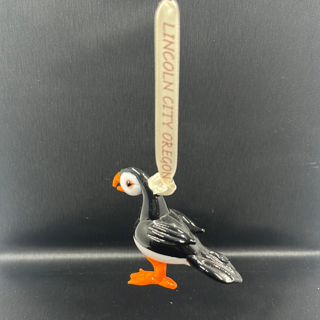 Ornament - Puffin Hand Blown Glass