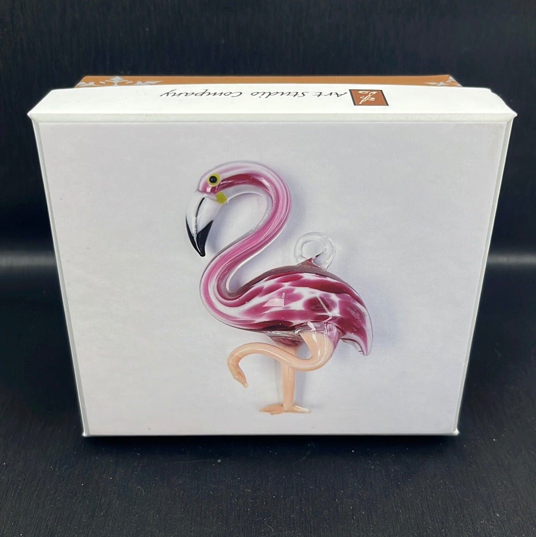 Ornament - Flamingo Hand Blown Glass