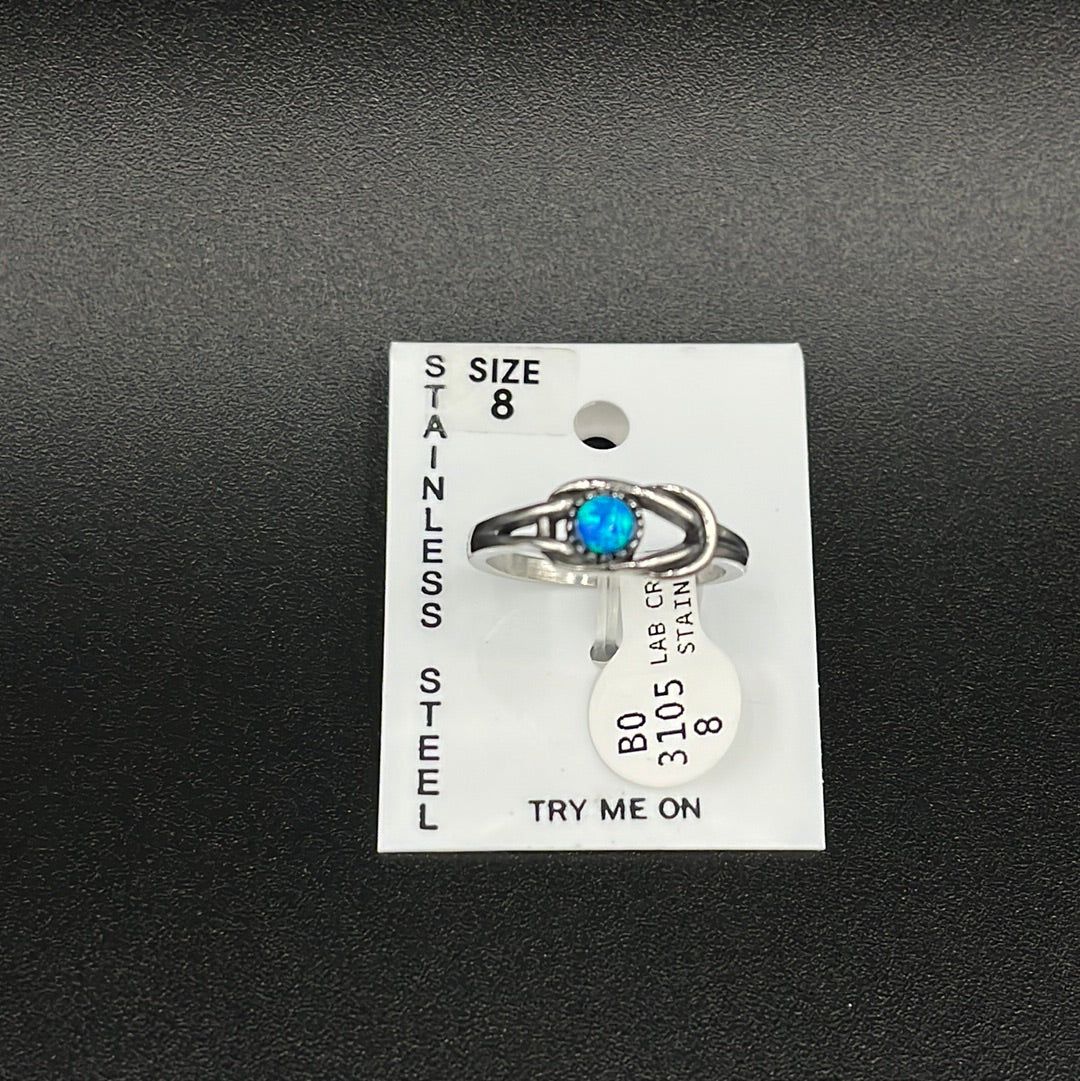 Ring Stainless Lab Blue 3105BO
