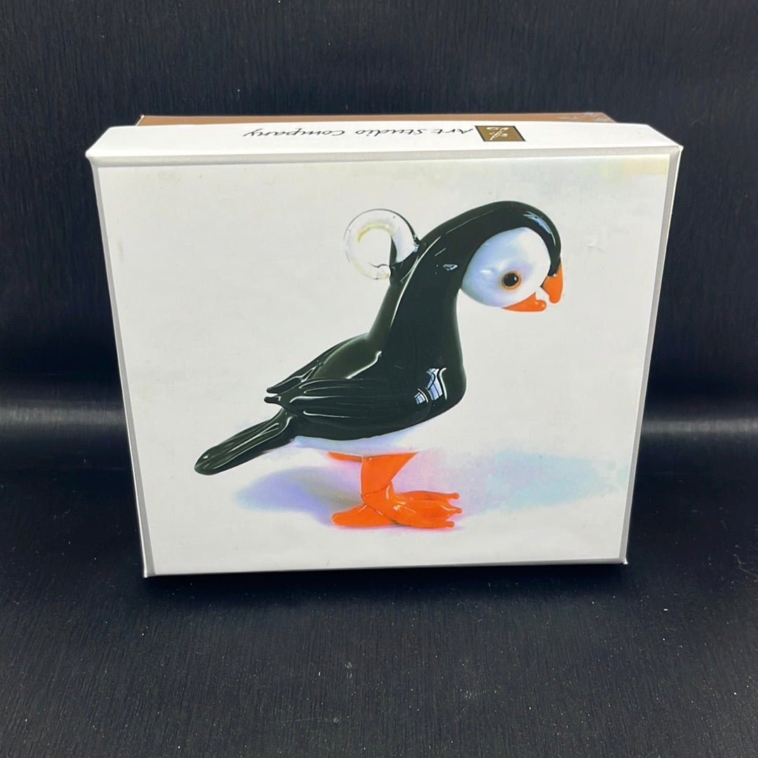 Ornament - Puffin Hand Blown Glass