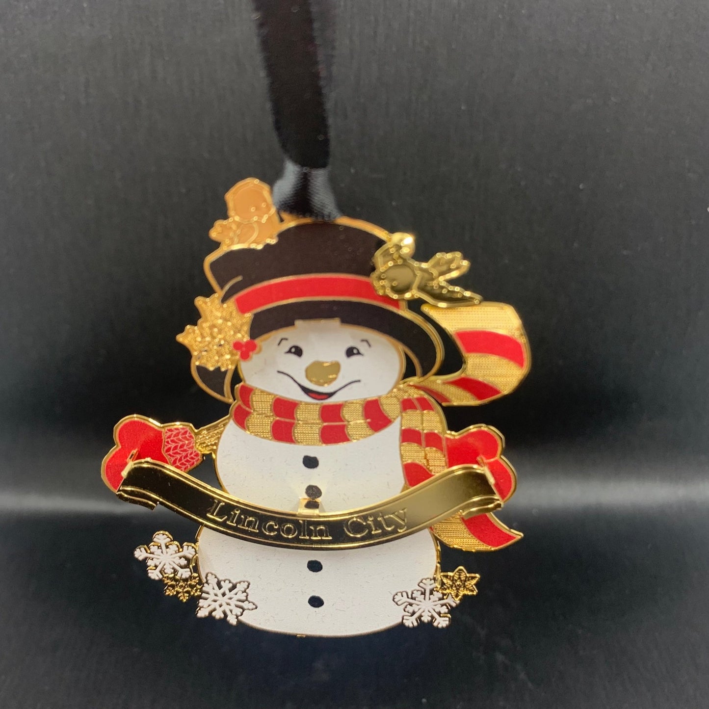 Ornament - Classic Snowman "Lincoln City"