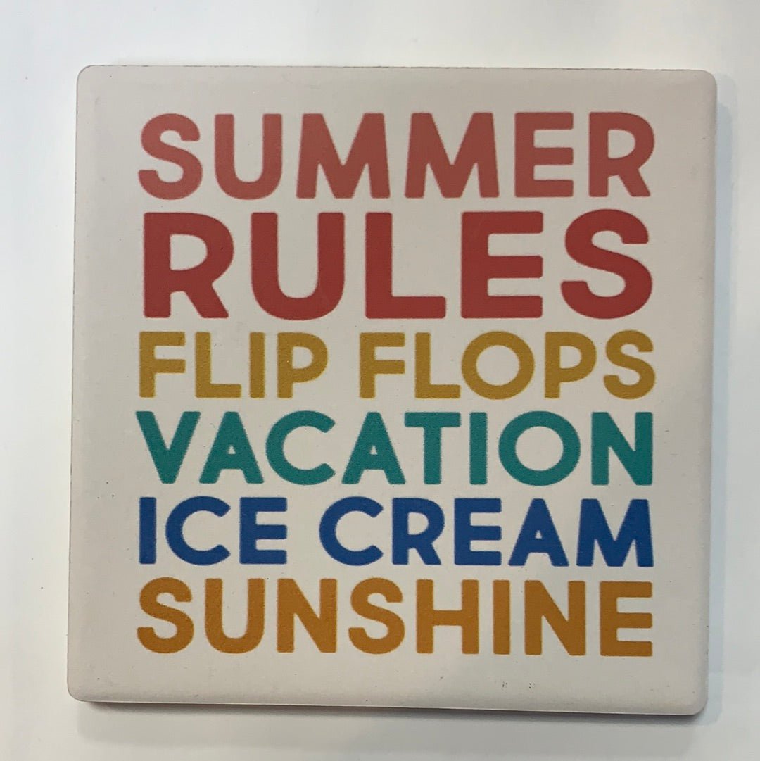 Clearance Coaster COA1590 - Summer Rules