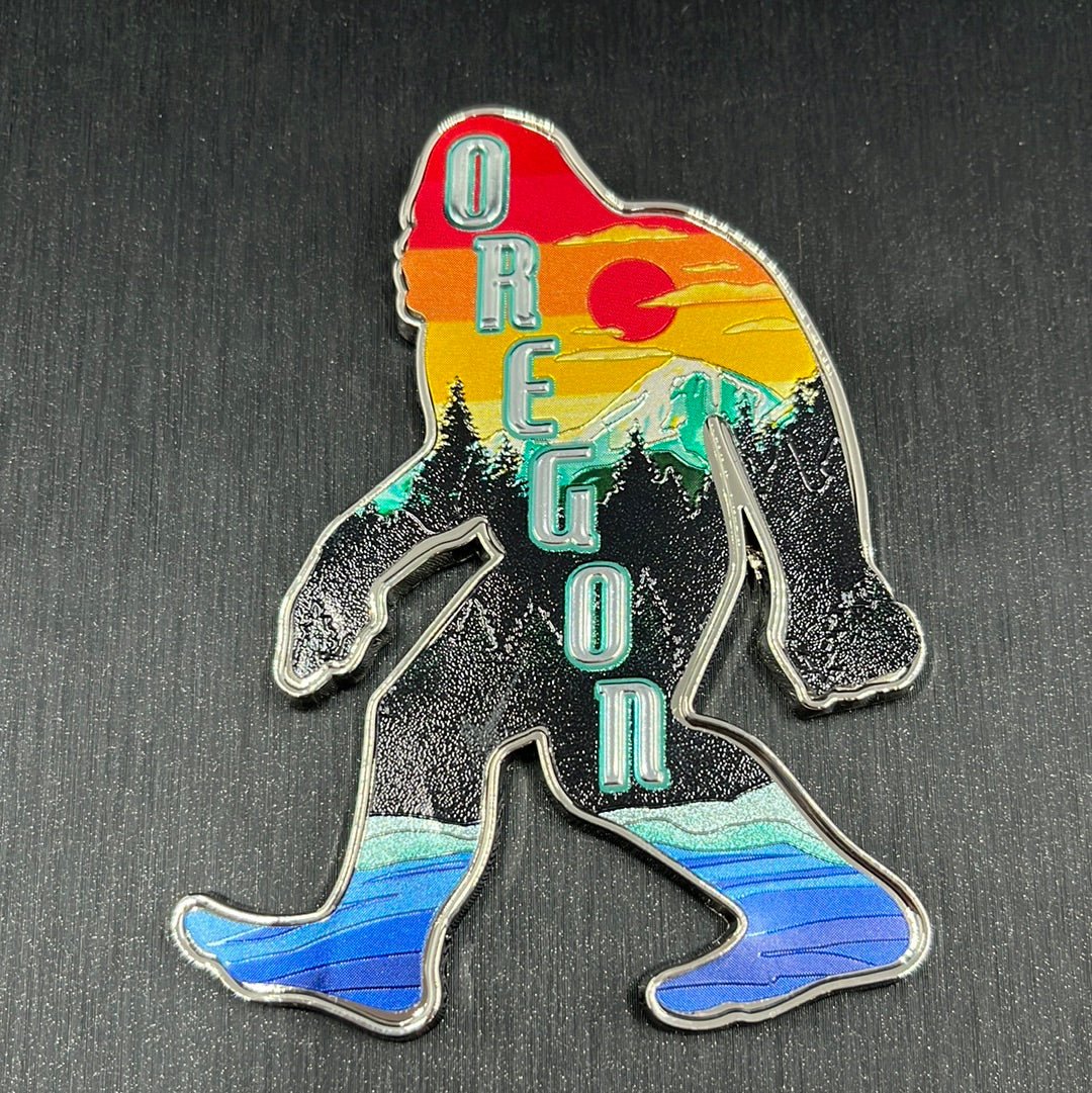 Magnet - Bigfoot Sunset Shape