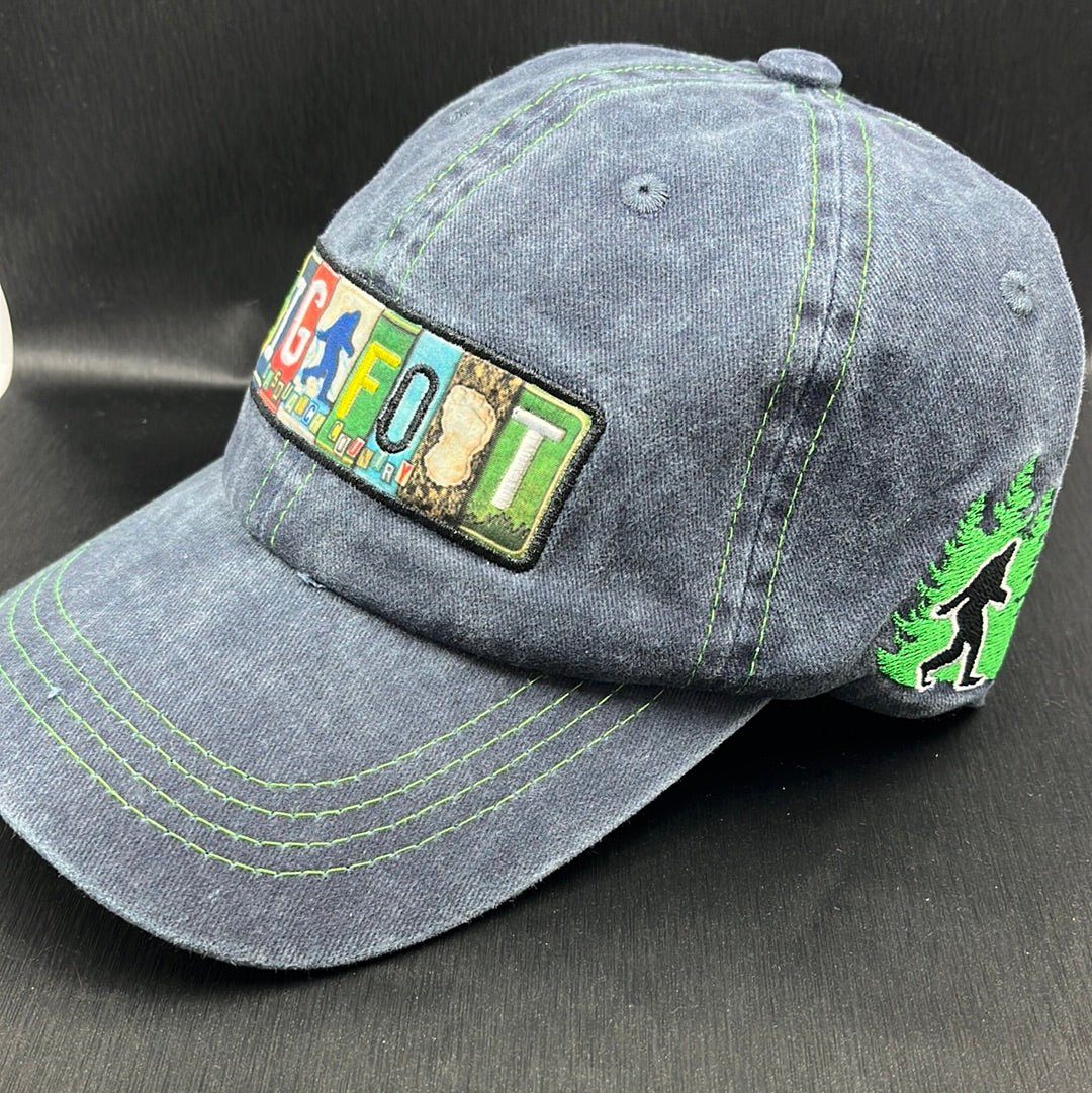 Hat - Bigfoot Blue Denim License Plate Hat
