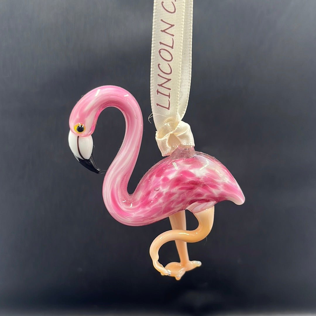 Ornament - Flamingo Hand Blown Glass