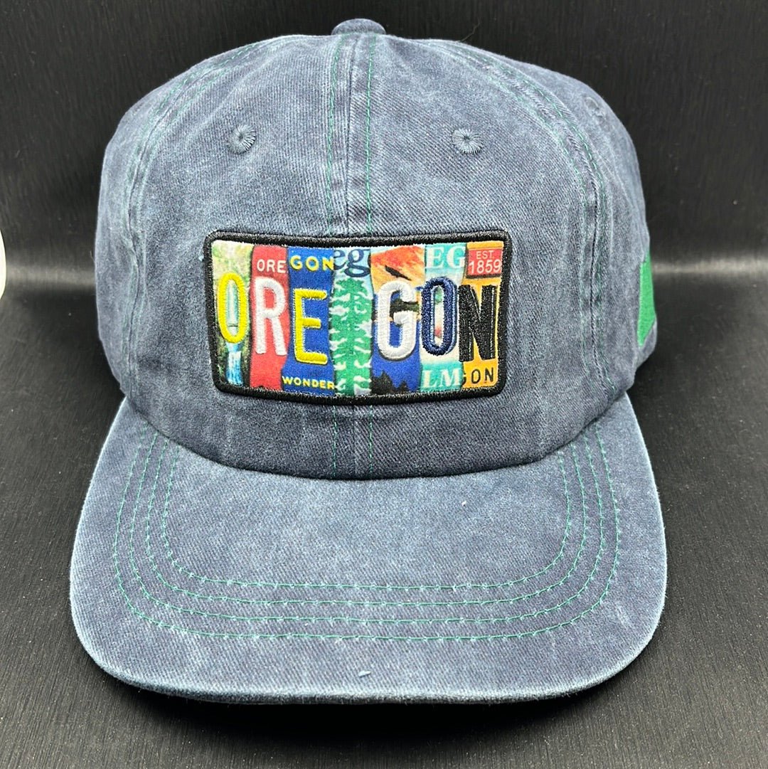 Hat - Oregon Blue Denim License Plate Hat