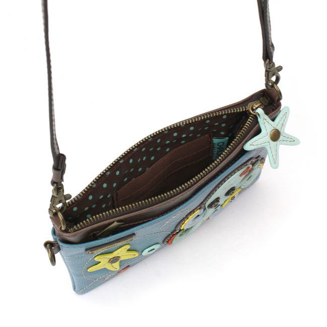 Mini Crossbody Blue Octopus