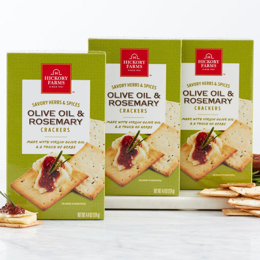 Olive Oil & Rosemary Crackers