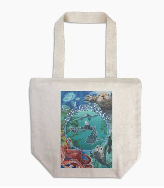 Sea Life Animal Oregon Coast Bag