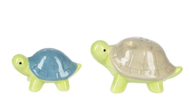 Salt & Pepper Shaker - Stacking Turtles