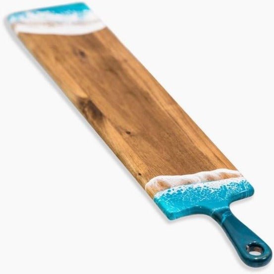 5" x 24" Ocean Vibes Baguette Charcuterie Board