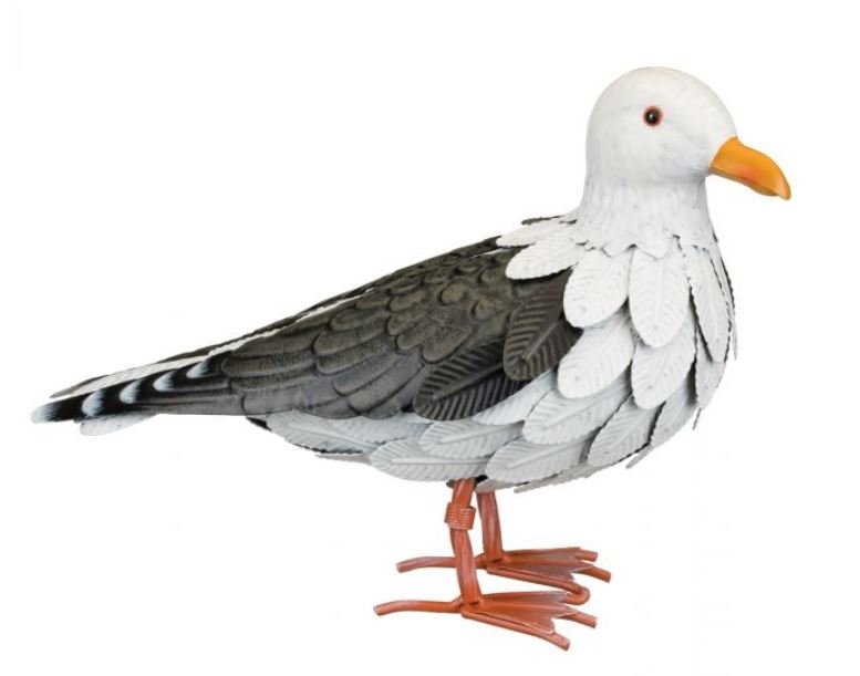 Metal Seagull Décor