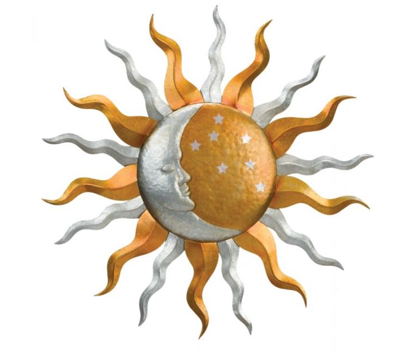 Wall Décor - Sun & Moon(gold & silver)