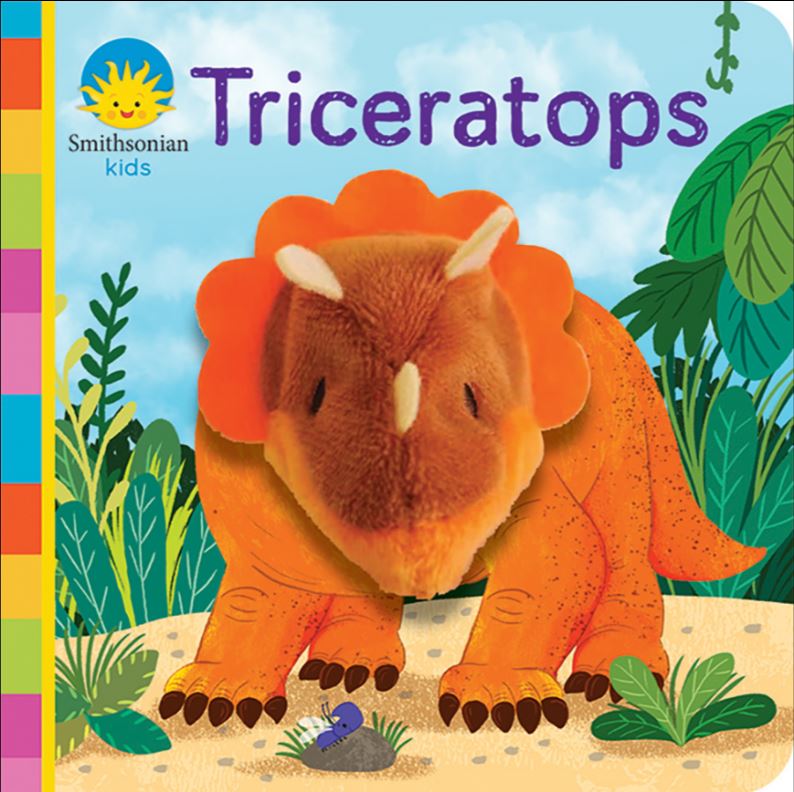 Book - Triceratops Chunky Finger Puppet Book
