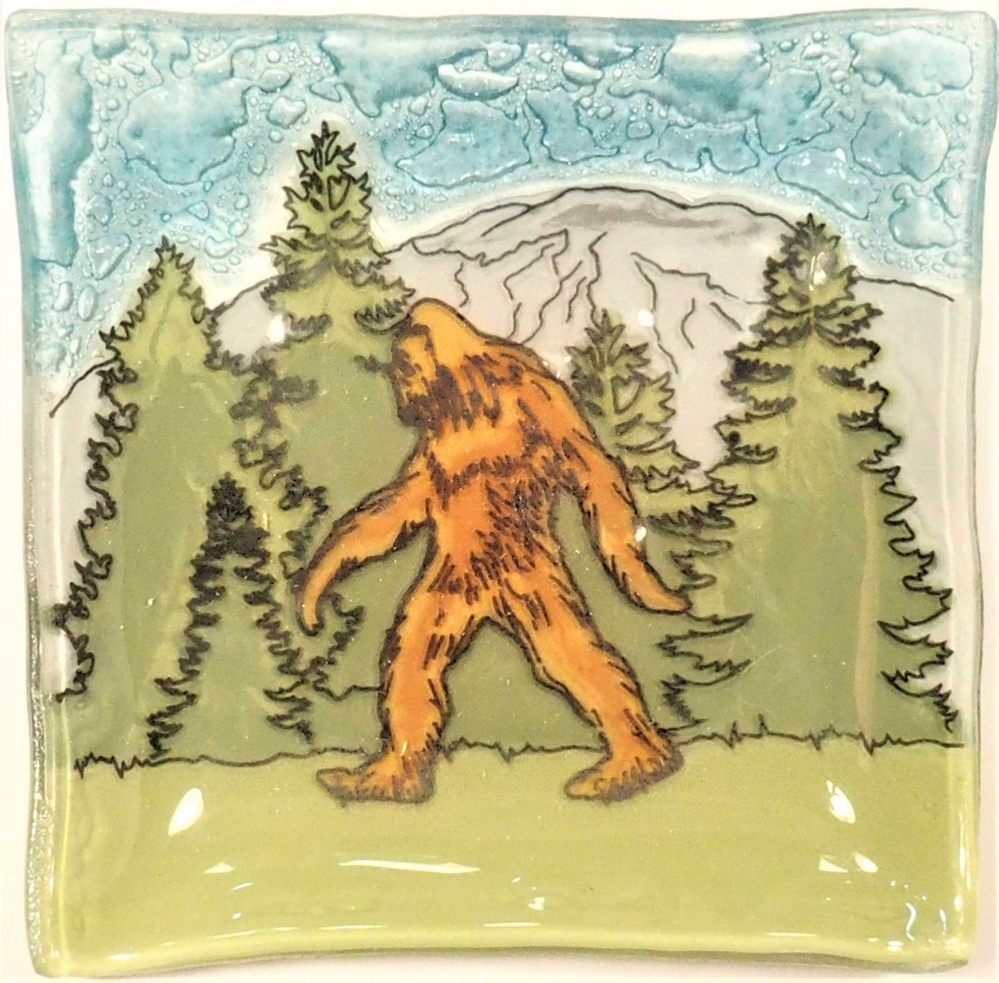Mini Dish - Glass - Sasquatch