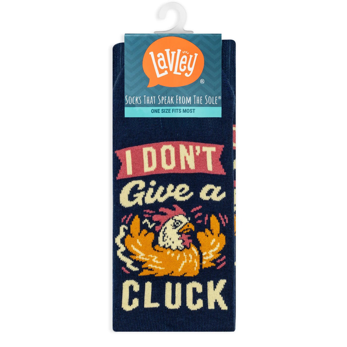 Socks - Crew Length 'I Don't Give a Cluck' Socks