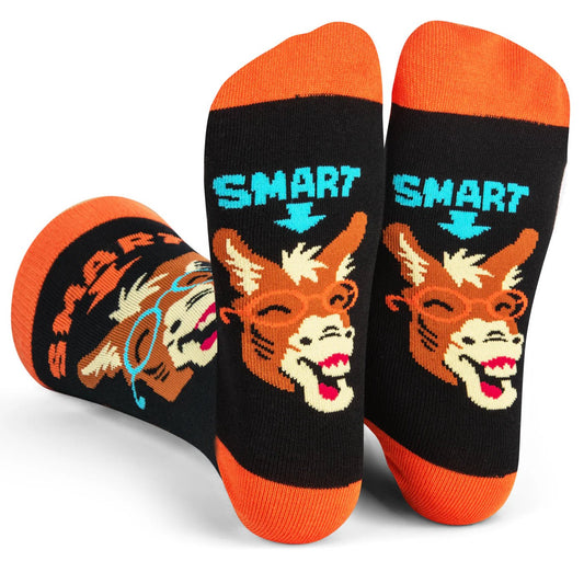 Socks - Crew Length 'Smart A** Donkey' Socks
