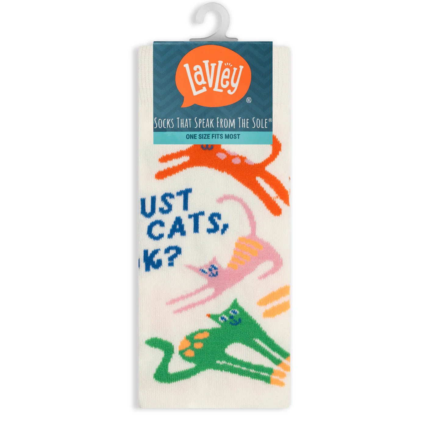 Socks - Crew Length 'I Just Like Cats OK?' Socks