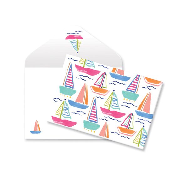 Note Cards - Sailboats