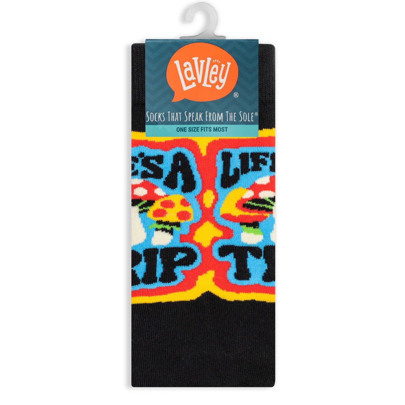 Socks - Crew Length 'Life's a Trip' Socks