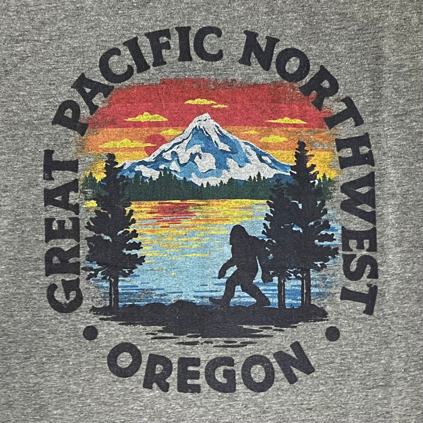 Unisex T-Shirt Oregon Reflections Grey