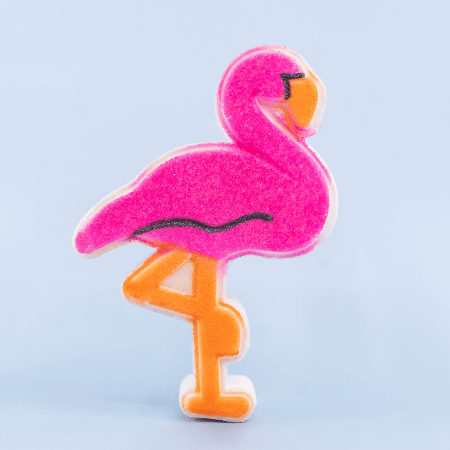 Bath Bomb - Hand Painted Color Burst  Flamingo