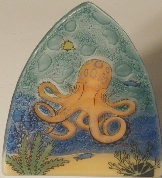 Night Light - Glass - Octopus