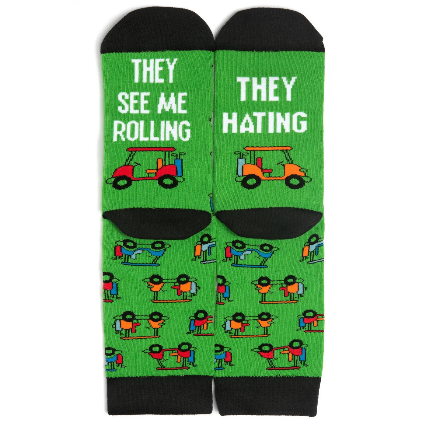 Socks - Crew Length 'They See Me Rolling, They Hating' Socks