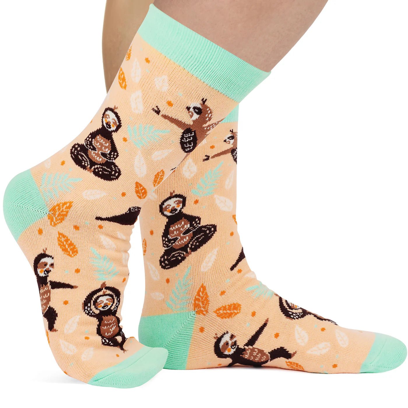 Socks - Crew Length Yoga Sloth Socks
