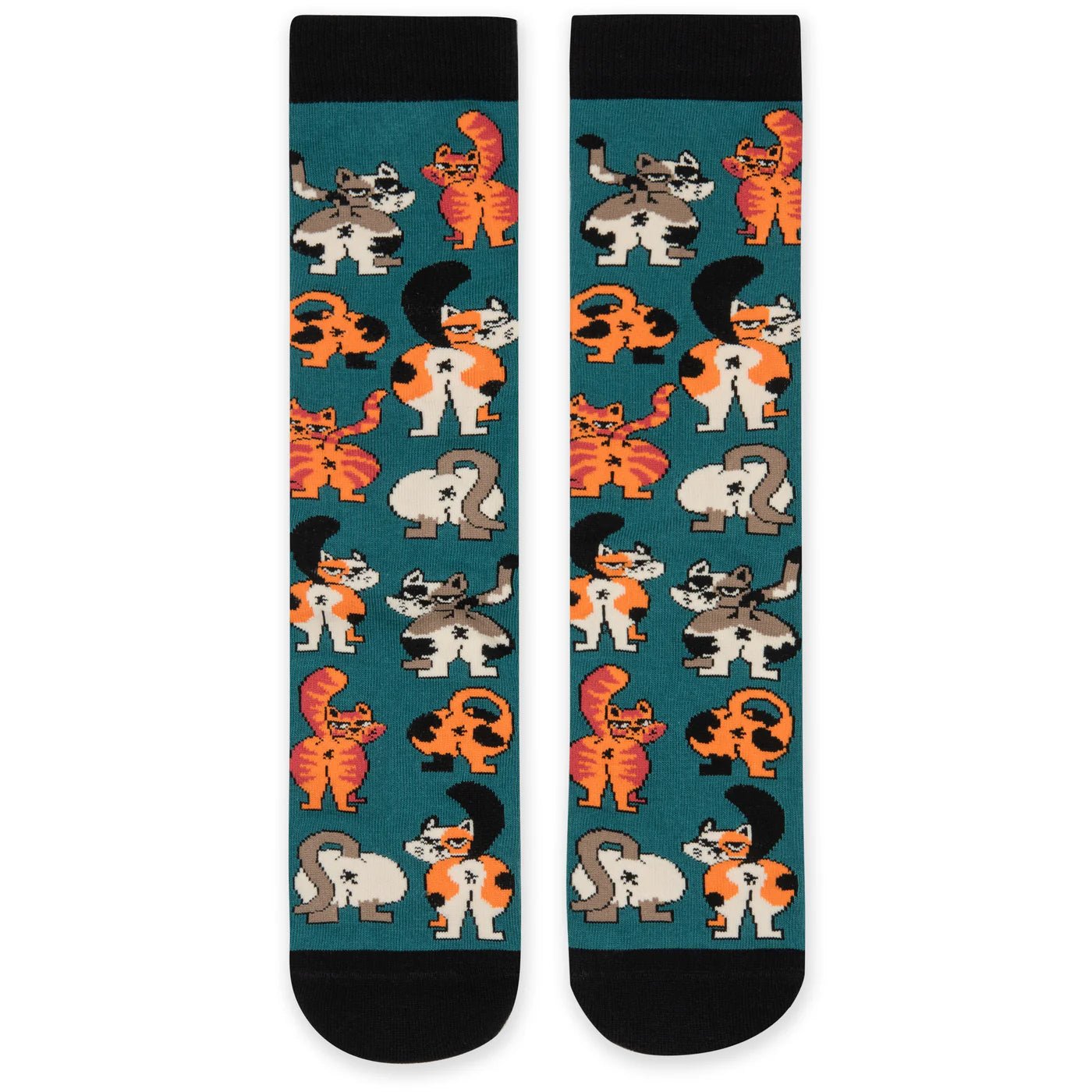 Socks - Crew Length 'Nothin Butt Cats' Socks