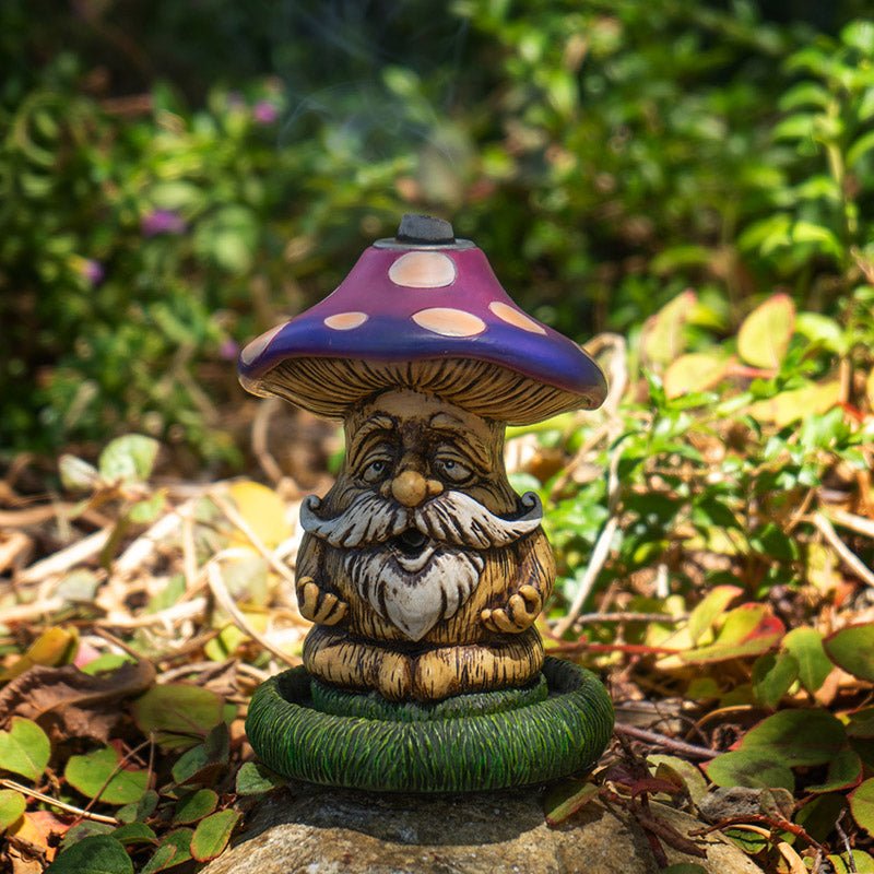 Mushroom Incense Burner (back flow)