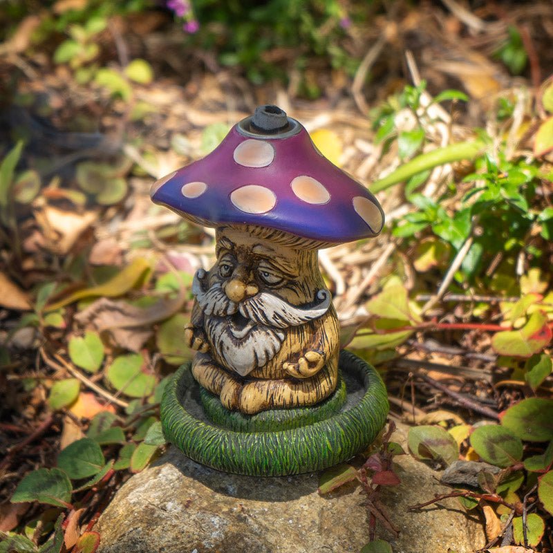 Mushroom Incense Burner (back flow)