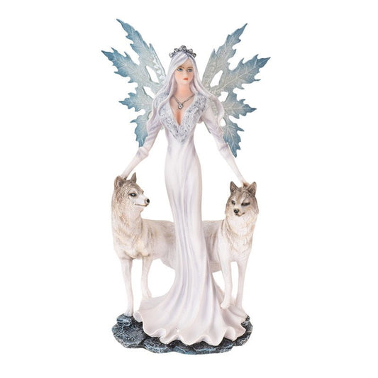 Snow Queen With Wolves