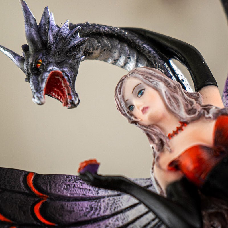 Dark Fairy With Dragon
