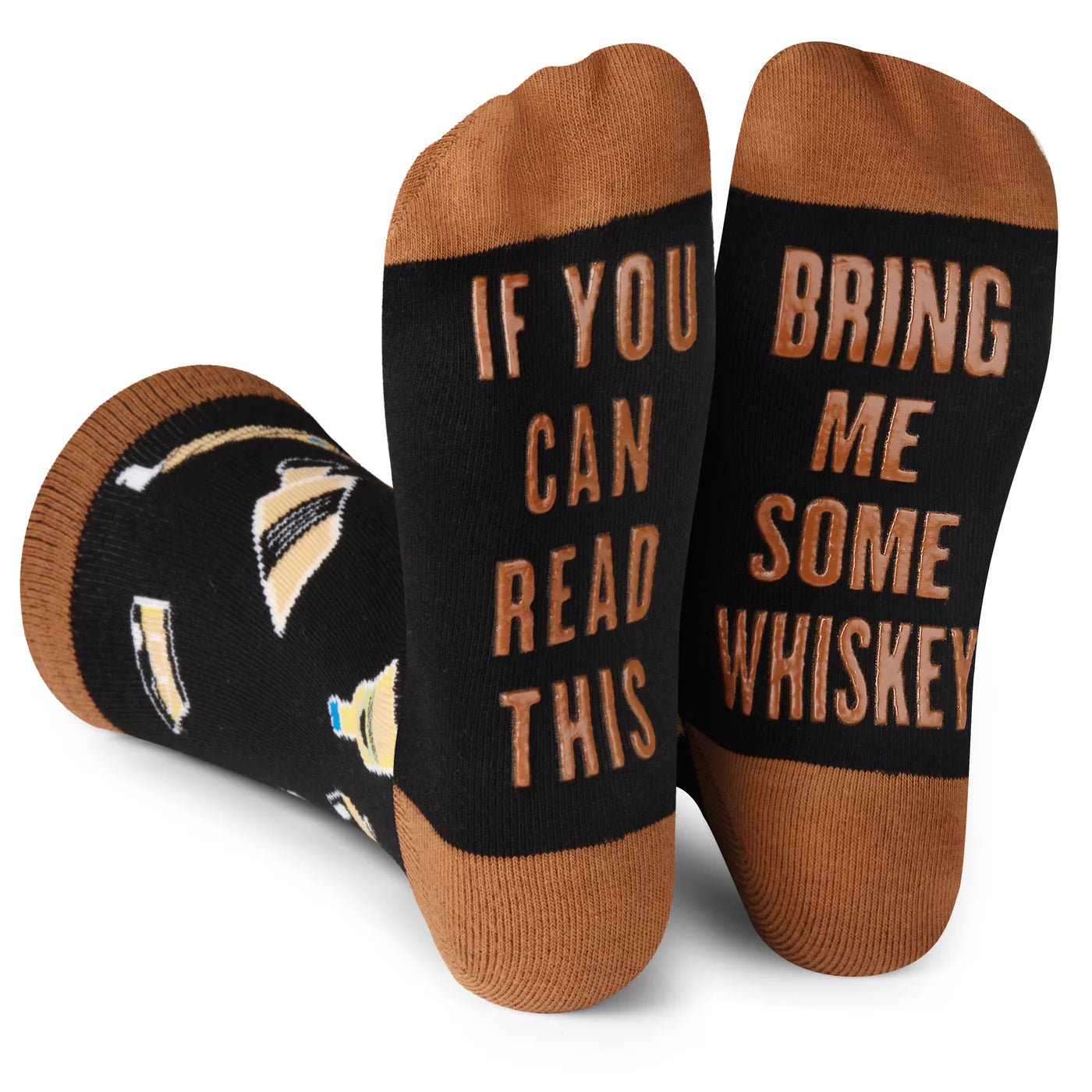 Socks - Crew Length 'Bring Me Some Whiskey' Socks