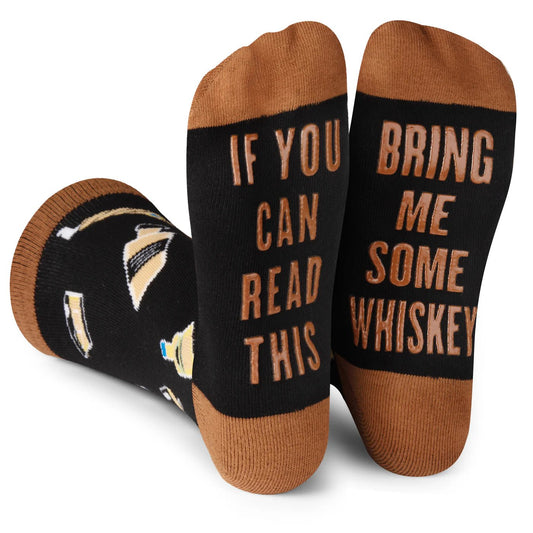 Socks - Crew Length 'Bring Me Some Whiskey' Socks