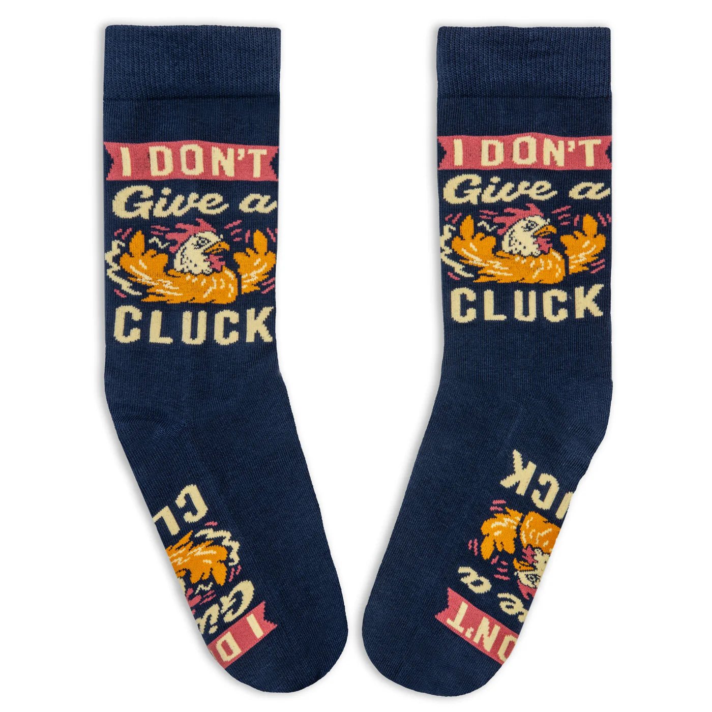 Socks - Crew Length 'I Don't Give a Cluck' Socks