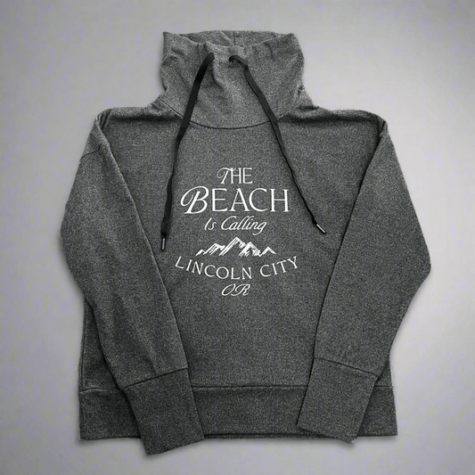 Pullover Funnel Neck Top - Dark Slate