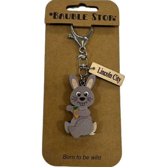 Keychain - Grey Rabbit