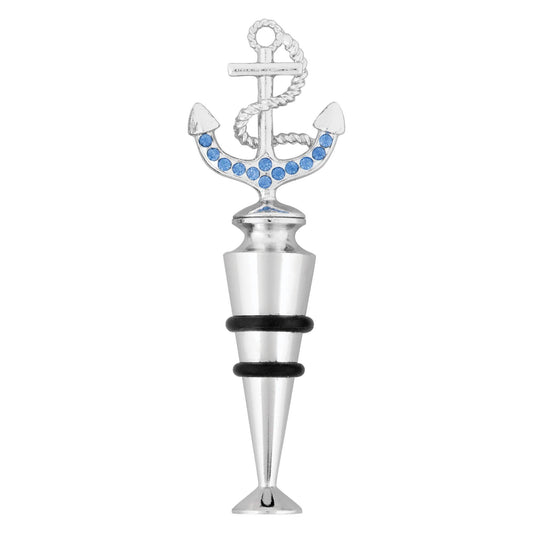 Wine Bottle Stopper - Crystal Anchor