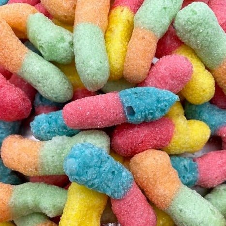 Freeze Dried Candy Sour Gummy Worms