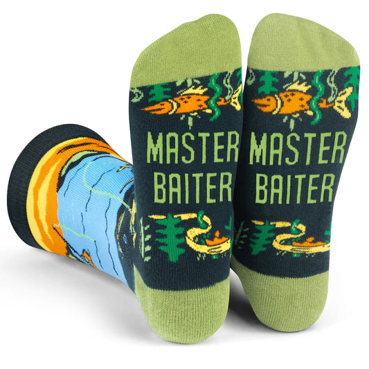 Socks - Crew Length 'Master Baiter' Socks