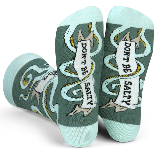 Socks - Crew Length 'Don't be Salty' Socks