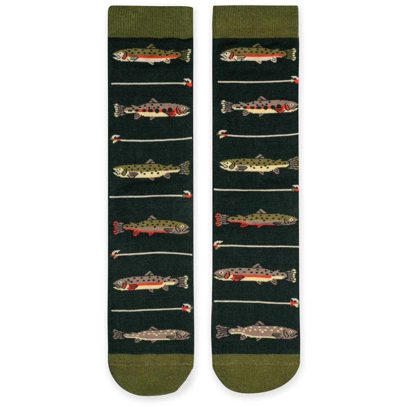 Socks - Crew Length 'Keepin it Reel' Fishing Socks